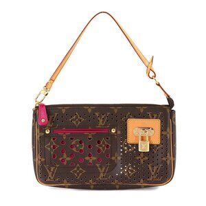 LOUIS VUITTON Monogram Perfo Pochette Accessoire Hand Bag M95183 90282765